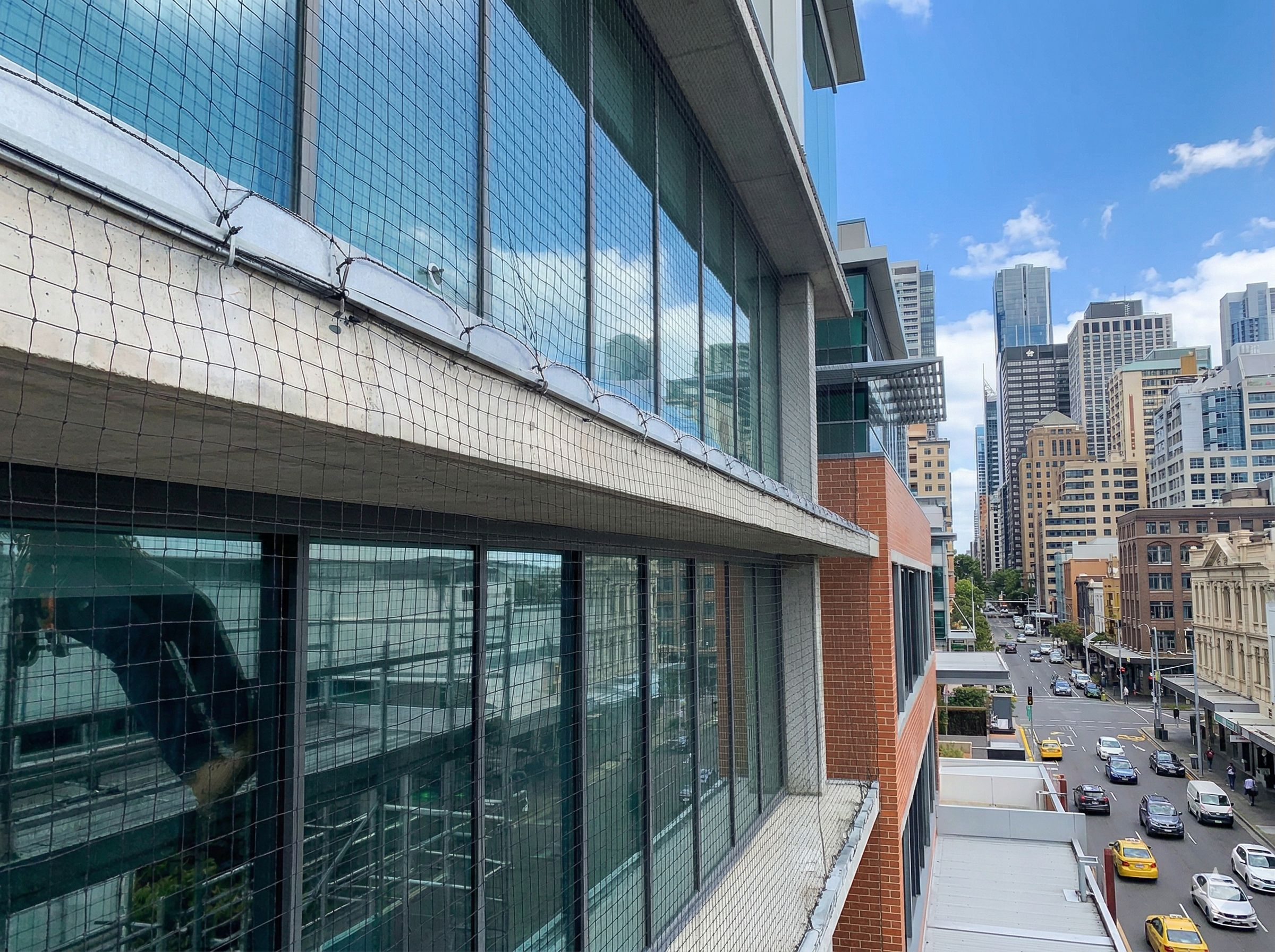 UV-stabilized bird net installation in Kharadi, Pune