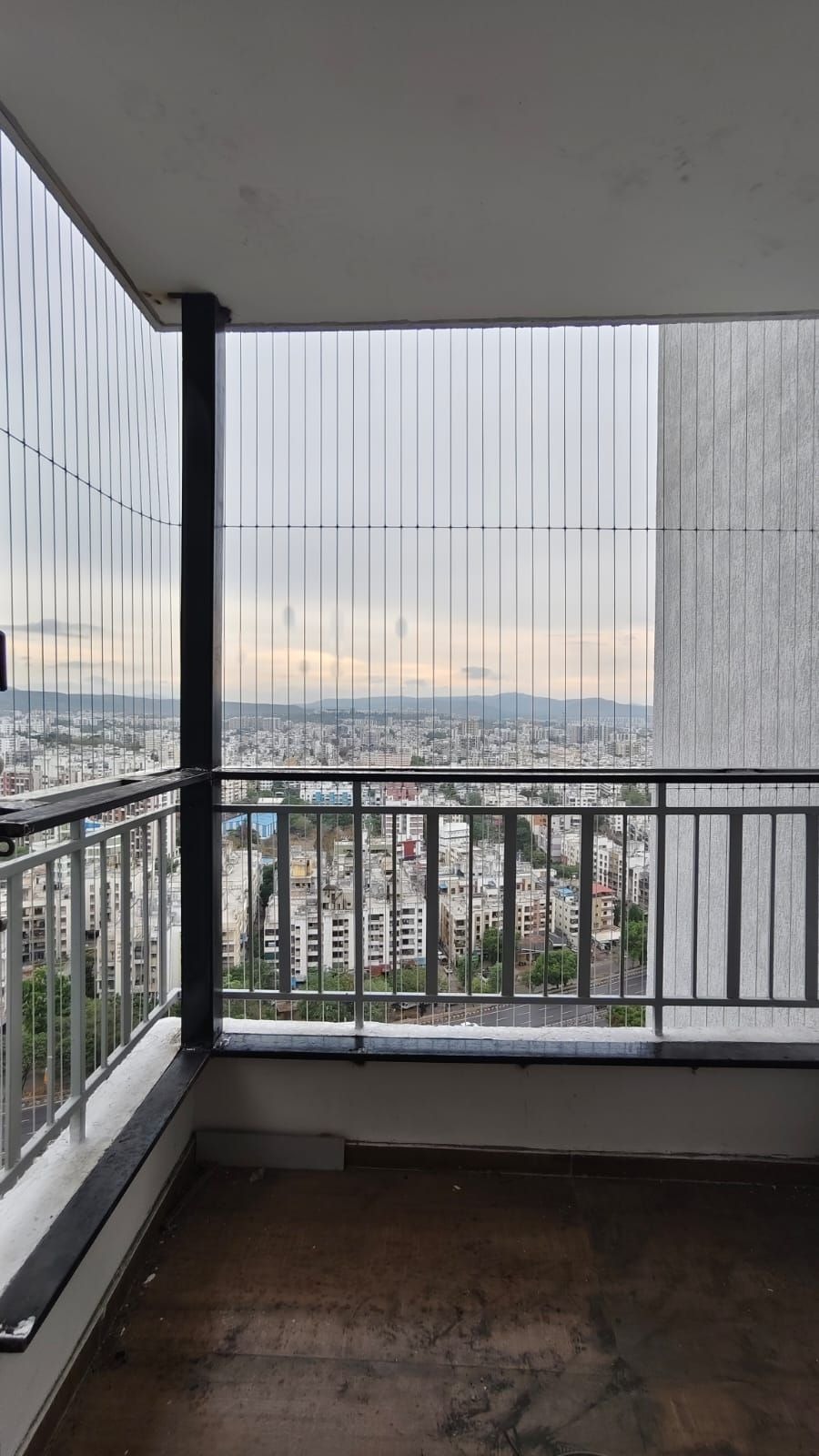 Invisible grill wires for clear views and child safety